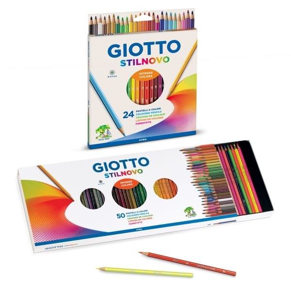 Pastelli Giotto Supermina 18 pezzi 236300 - Disegno e colori - Fila -  Giocattoli