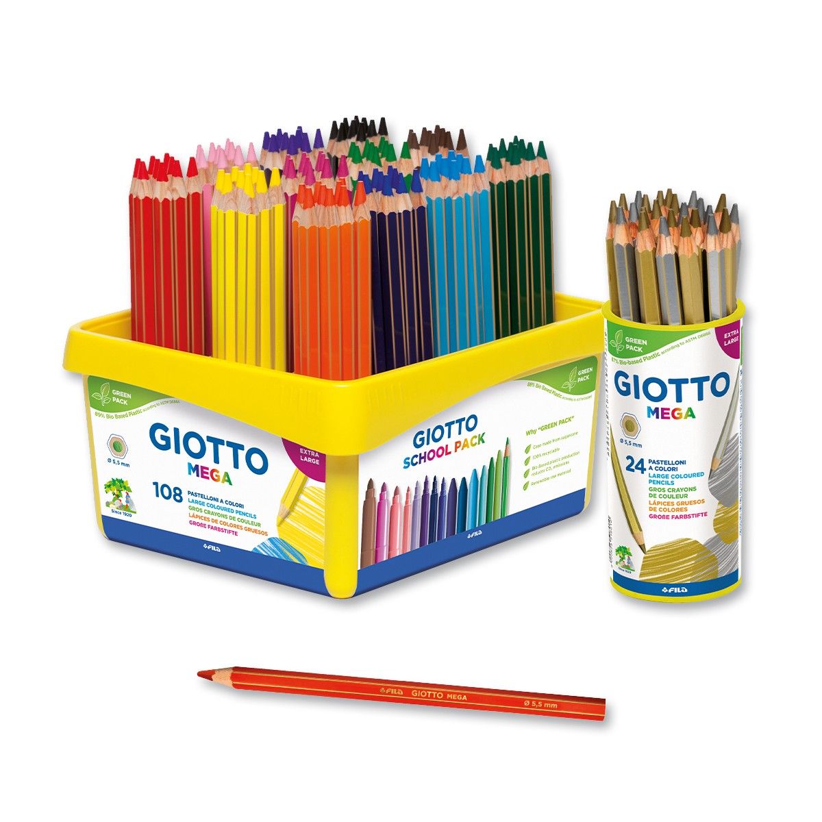 Giotto Giotto mega conf. 8 matite 0 8000825225413