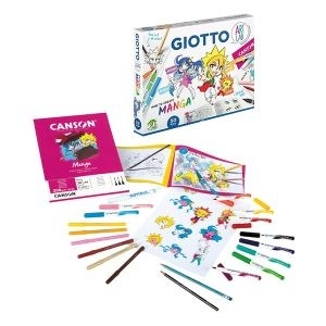  GIOTTO be-bè 1st Stick and Colour Set for Young Children,  Colouring Felt Tips/Wax Crayons/Template Cards, Assorted Colours, Super  Washable, Ideal for School and Home : Industrial & Scientific