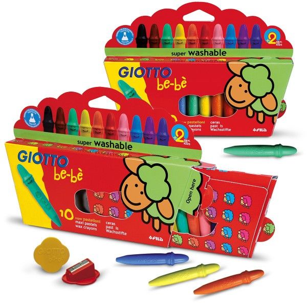 Giotto be-bè Large Wax Crayons