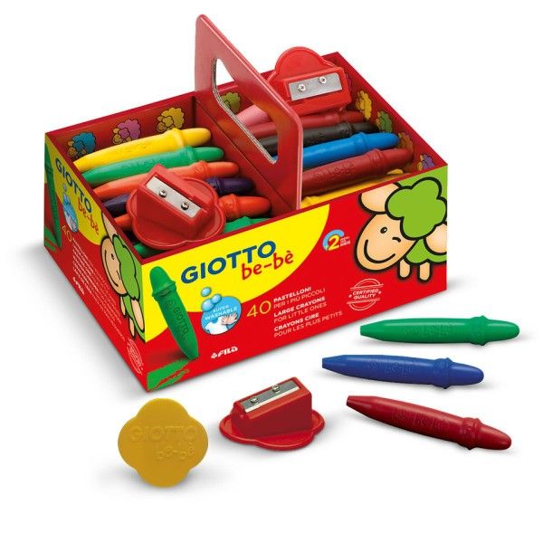 Giotto be-bè Super Wax Crayons - School pack