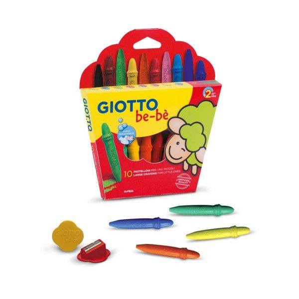 Giotto be-bè Super Wax Crayons