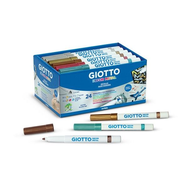 Giotto Decor Metallic - School pack