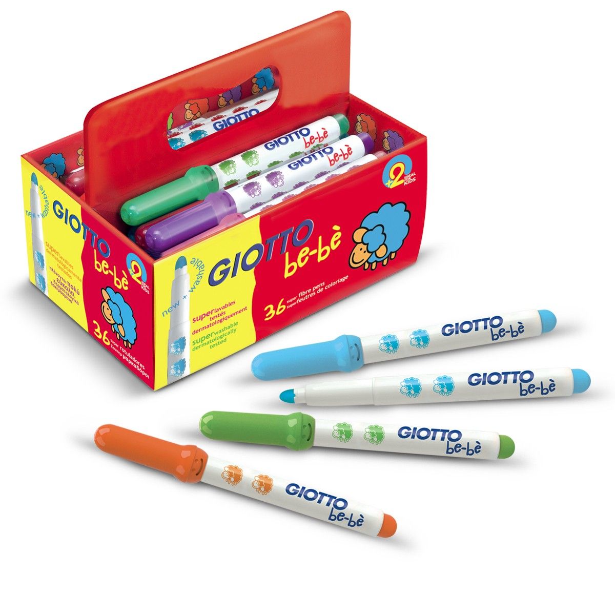 Giotto be-bè Finger Paint Set Colours Mix - Schoolpack - Fila