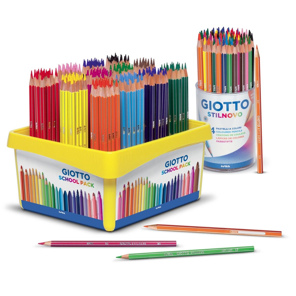 Giotto be-bè Finger Paint Set Colours Mix - Schoolpack - Fila