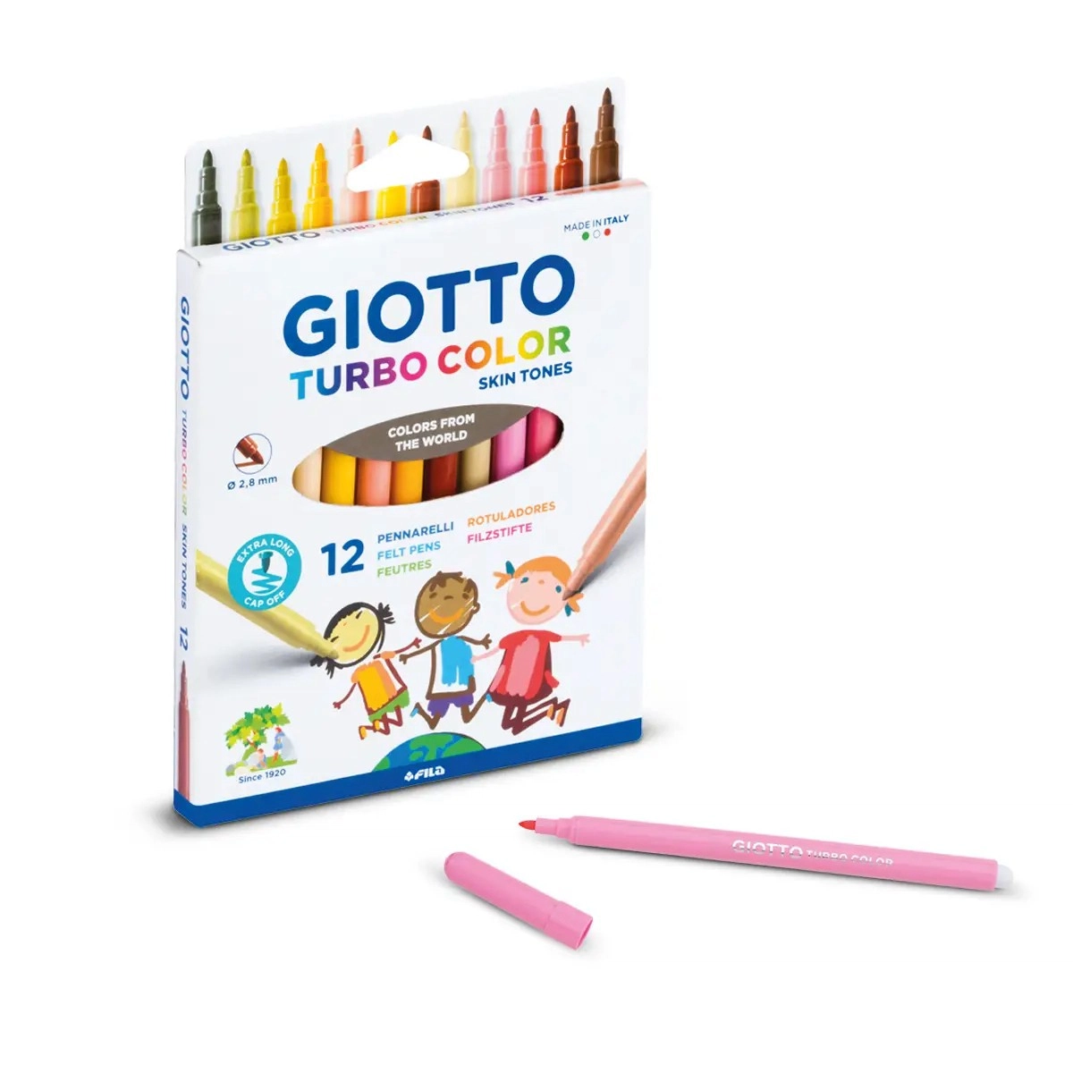 Magic Tri Stix 48 Color Markers (includes Global Skin Tones) by The Pencil  Grip