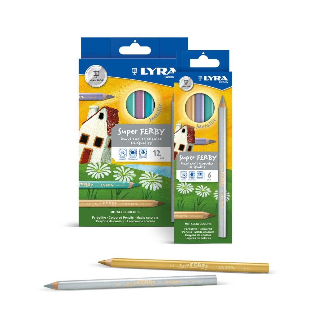 Crayon 4 couleurs Lyra Super Ferby mine large